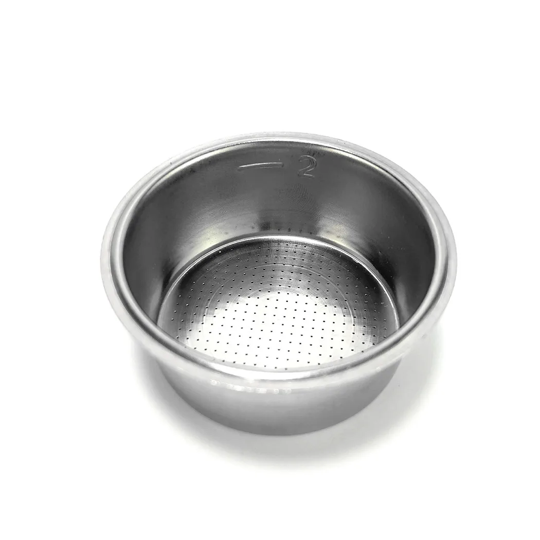 

4pcs 51mm Stainless Steel Coffee Powder Cowl Filter Reusable Semi-Automatic Coffee Bottomless Handle Filter Coffeeware Dropship