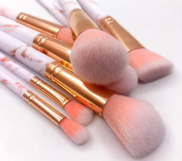 10 piezas pinceles maquillaje ceja definitador de ojos cepilo La Fundación pincel maquiagem polvo Blush Professional | Красота и