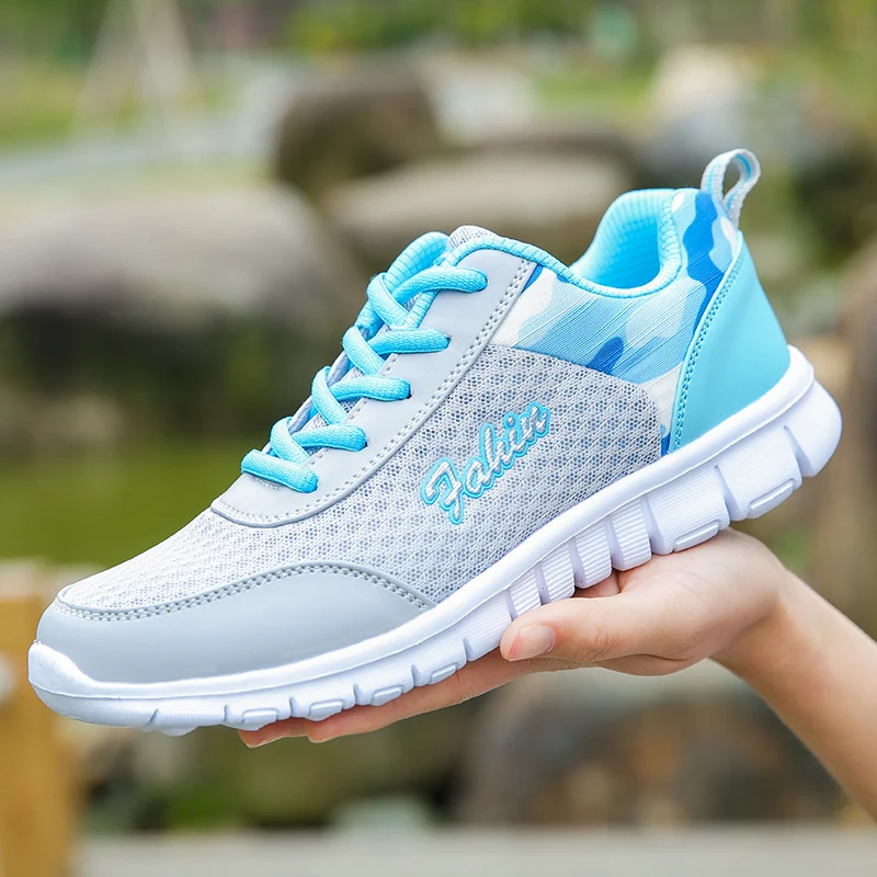 

Women Running Shoes Mesh Breathable Sneakers Women Basket Femme Light Sport Shoes Woman Ladies Shoes Female Outdoor Footwear