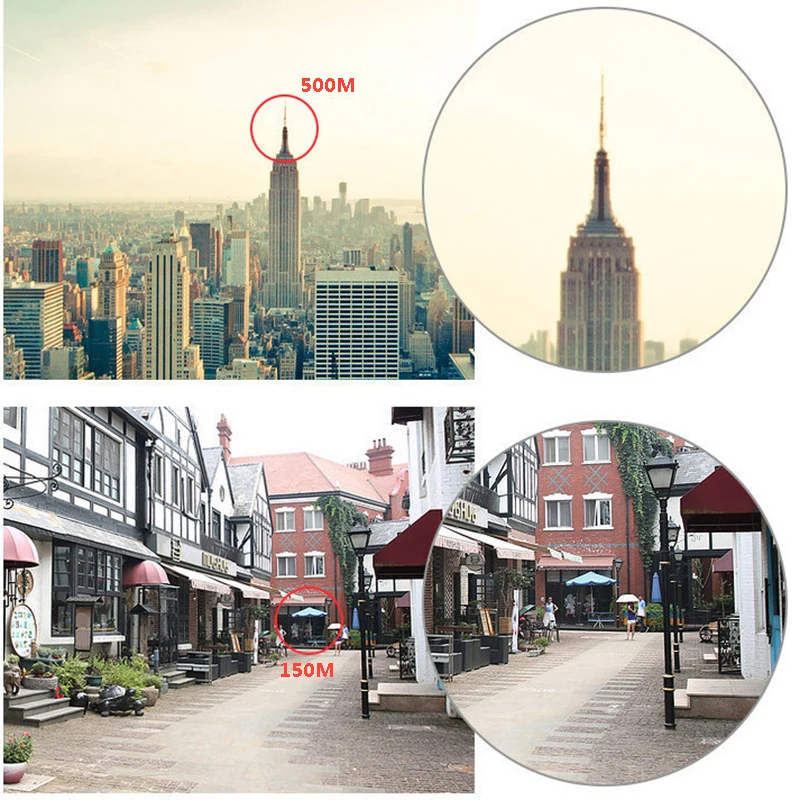 Мини телескоп 500 м в стиле ретро монокулярный портативный складной с пиратским