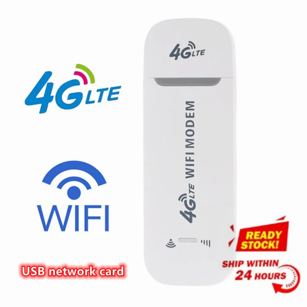 Mini 4G USB Car Portable WiFi Hotspot Wireless Demodulator Practical Network Card Convenient Transmitter Dongle Car Router