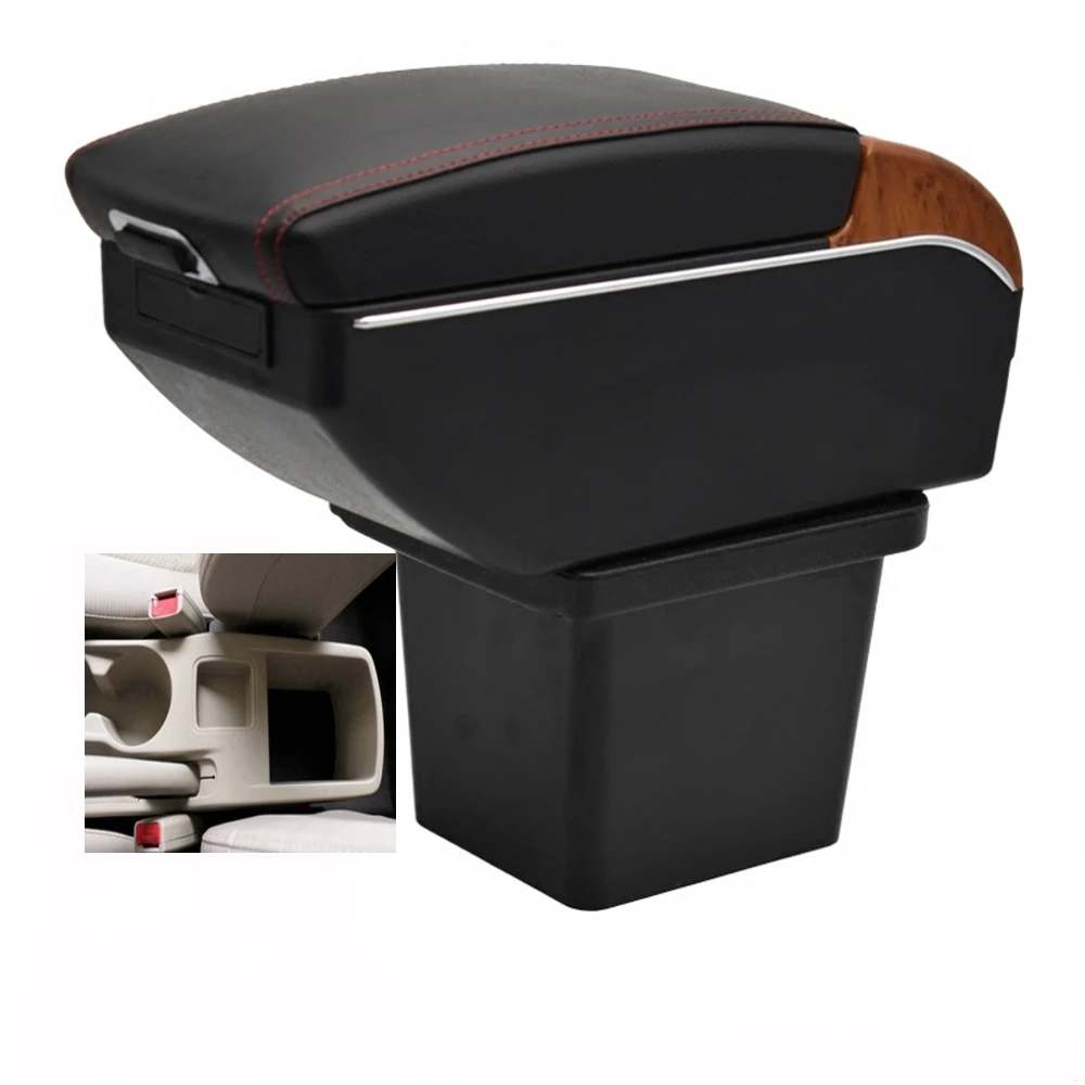 

For Hyundai Elantra Touring I30 I30cw Armrest Box Central Content Interior Elbow Arm Rest Storage Case Car-styling with USB