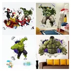 3d-постер по мотивам фильма Супергерои, настенные наклейки мстители, настенные наклейки для гостиной, спальни, настенное украшение для детской комнаты