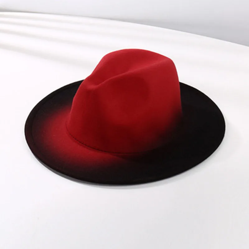 

Women's hat fedoras Men's autumn Winter felt chapel beach warm panama Wedding picture designer Jazz Hat European American 2021