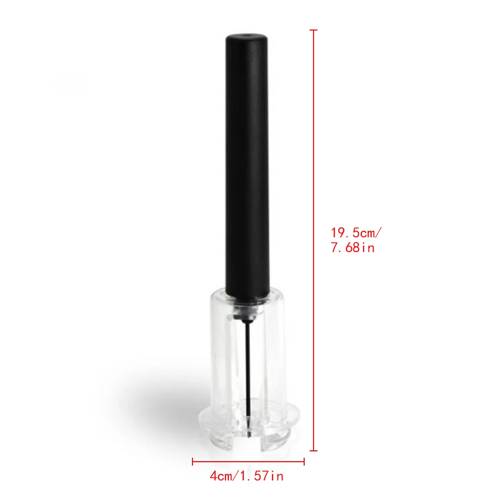 

High End Pneumatic Wine Bottle Opener Black Cork Remover Easy Air Pump Pressure Whosale&Dropship