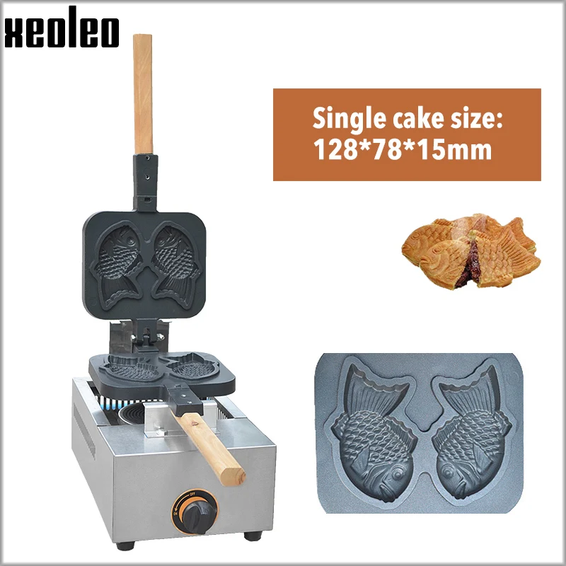Машина XEOLEO Taiyaki газовая вафельница сжиженного нефтяного газа маленькое бытовое