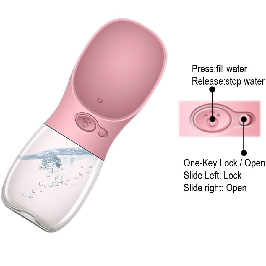 

Portable Pet Dog Water Bottle For Small Large Dogs Travel Puppy Cat Drinking Bowl Outdoor Pet Water Dispenser Feeder Pet Product
