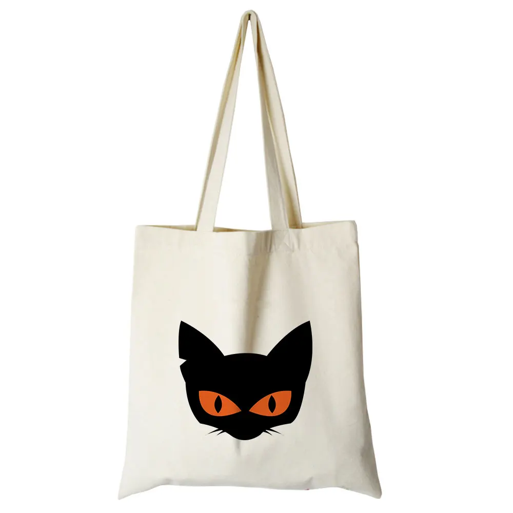 shopping bag 11 Происхождения милый кот серии Холст на заказ сумка индивидуальные Эко сумки на заказ хозяйственные сумки с логотипом - Цвет: shopping bag 11