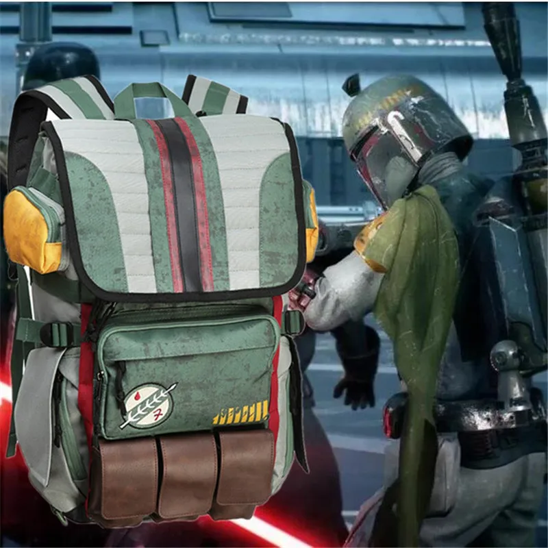 Рюкзак Boba Fett Armor школьный рюкзак для студентов повседневный дорожный |