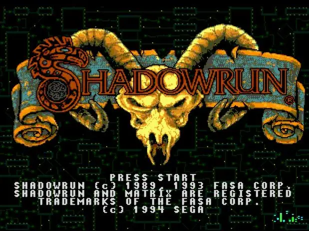 Игровая карта Shadowrun 16 бит MD для Sega Mega Drive Genesis | Электроника