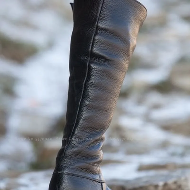 Кожаные ботинки на шнуровке в стиле ретро для карнавала Ботинки средневековом