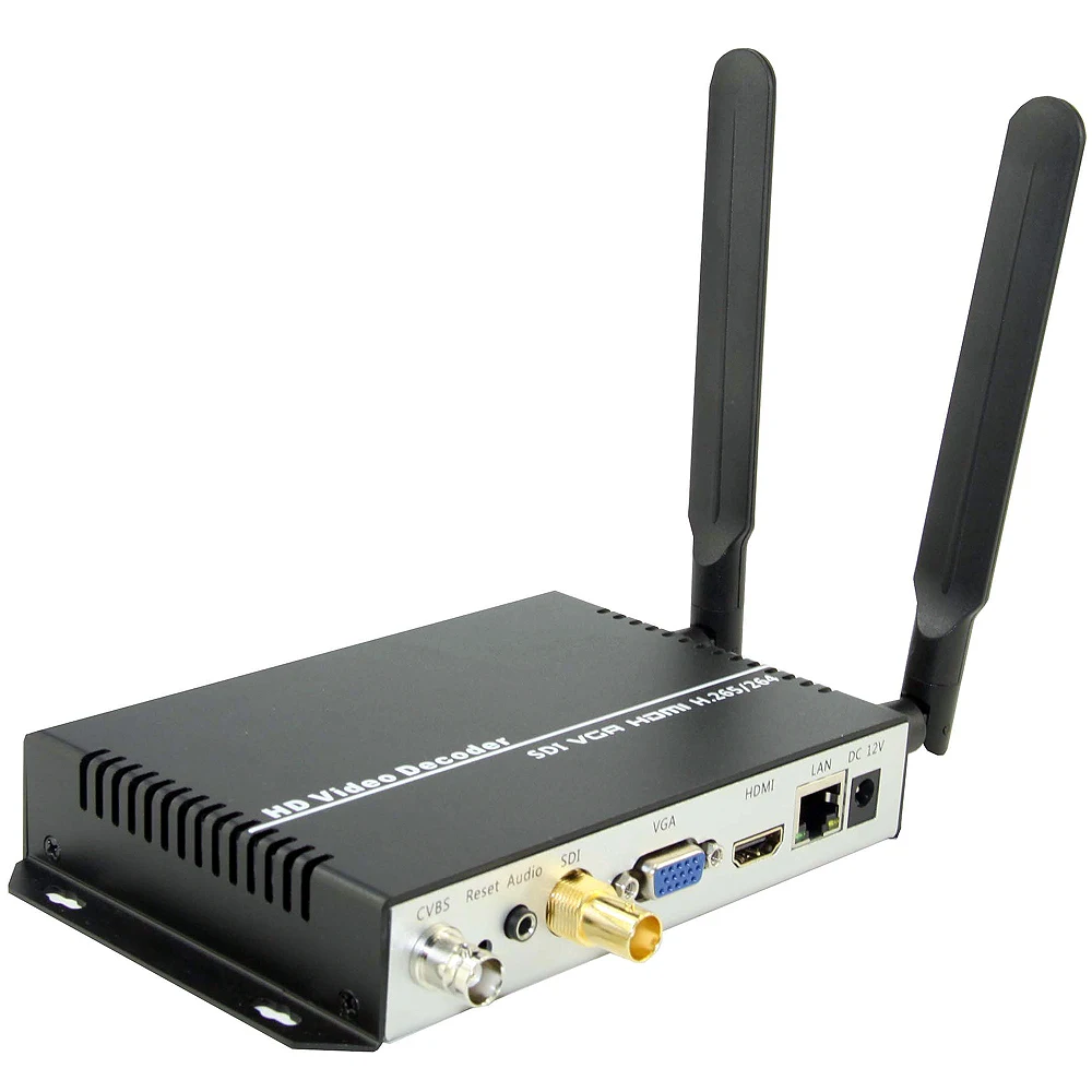 H.265 H.264 IP к SDI HDMI VGA CVBS видео потоковый декодер HD IP декодер для камеры для декодирования HTTP RTSP RTMP UDP M3U8 HLS и т. Д