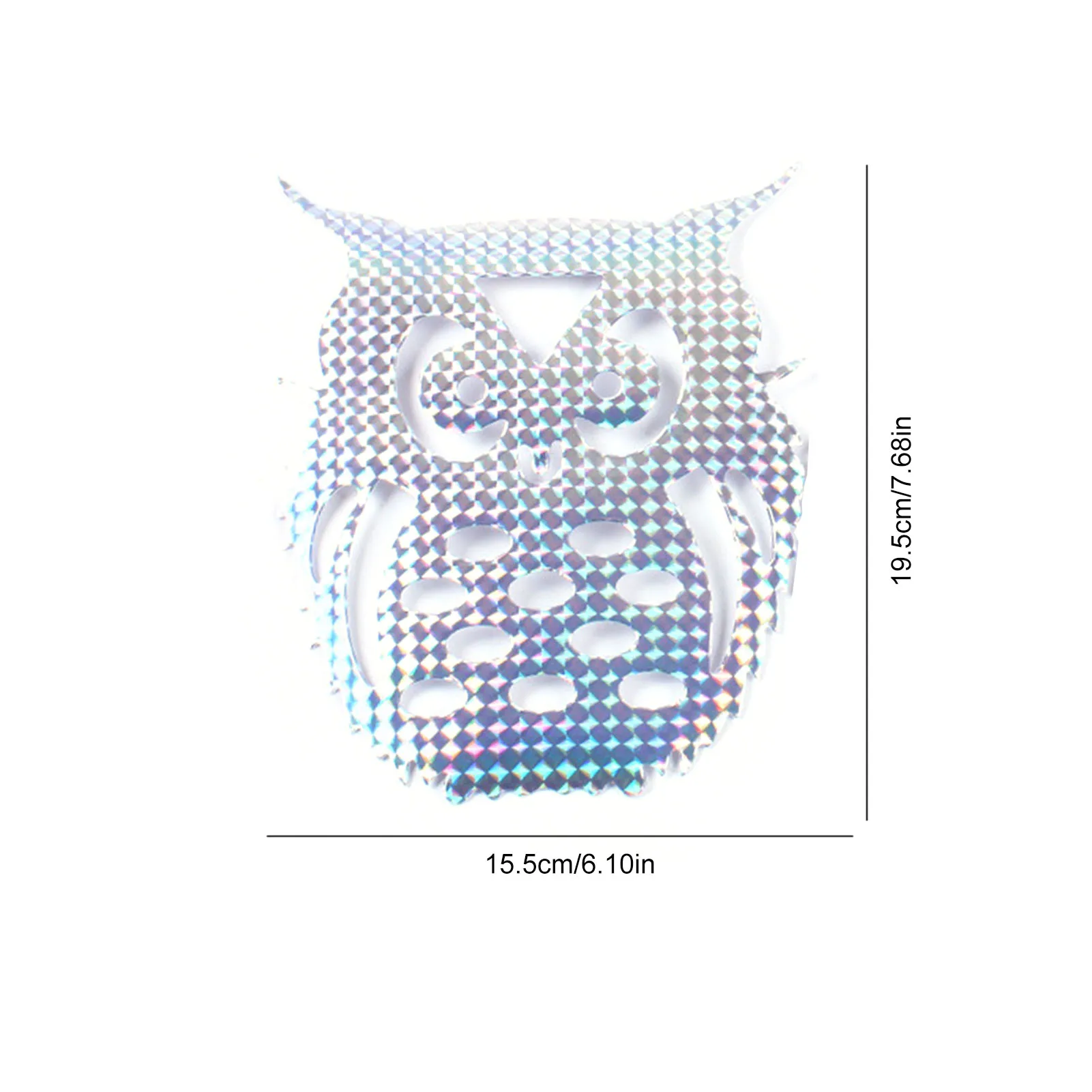 

10Pcs Bird Repeller Tape Reflective Anti Bird Sticker Bird Deterrent Reflective Sticker For Garden Courtyard Window Car