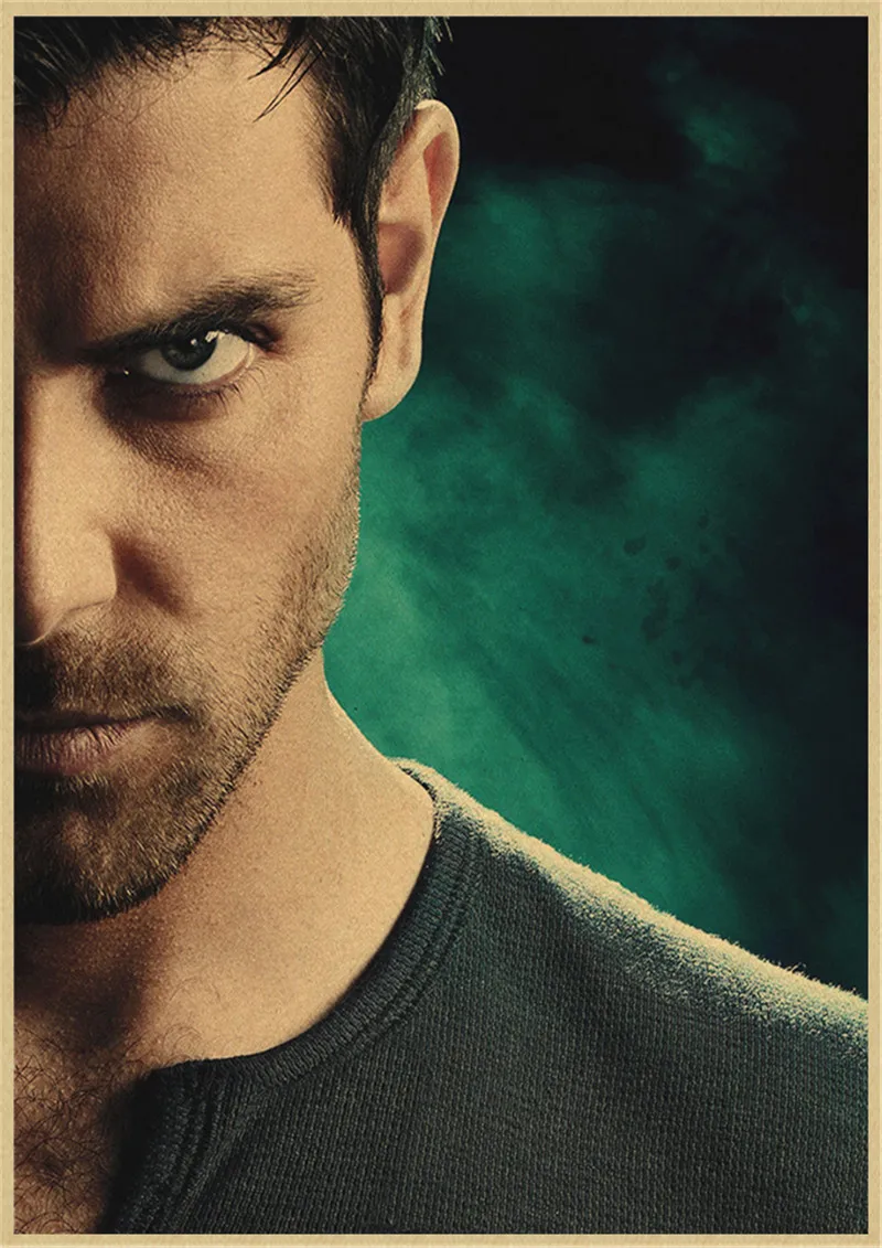 Плакат GRIMM из крафт-бумаги четкое изображение настенные наклейки украшение для