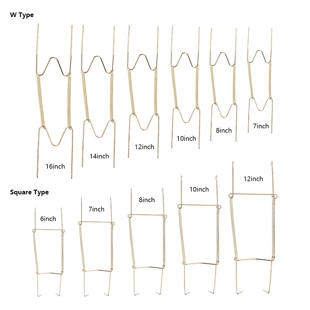 Металлическая настенная вешалка для тарелок 1 шт. пружинный Держатель посуды