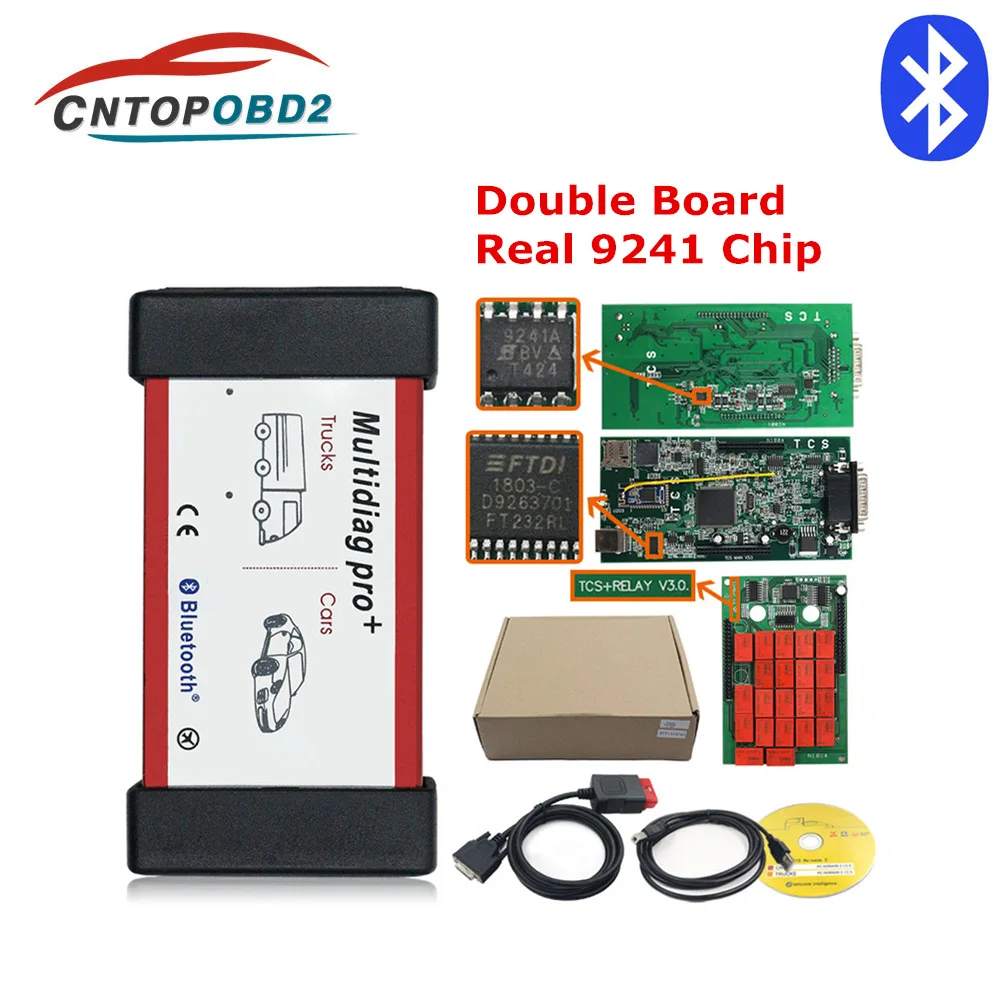 Диагностический инструмент для грузовика Multidiag OBD2 Bluetooth NEC автомобильный