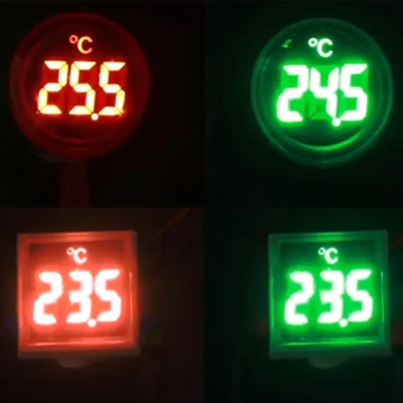 Небольшие термометры квадратные и круглые используются для измерения