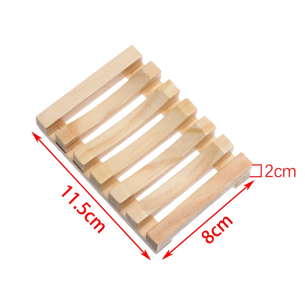 1 шт. деревянный поднос для посуды из натурального бамбука держатель полка мыла