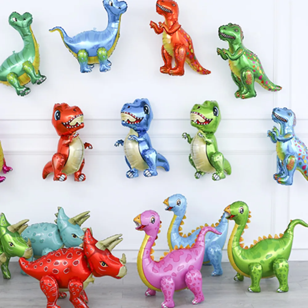 1 шт. большой 4D ходячие шары динозавра фольга воздушные шарики в виде животных для