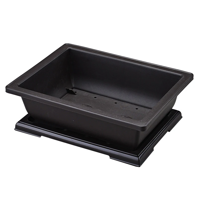 1 компл. Цветочный горшок имитация фиолетового балкона прямоугольная чаша для