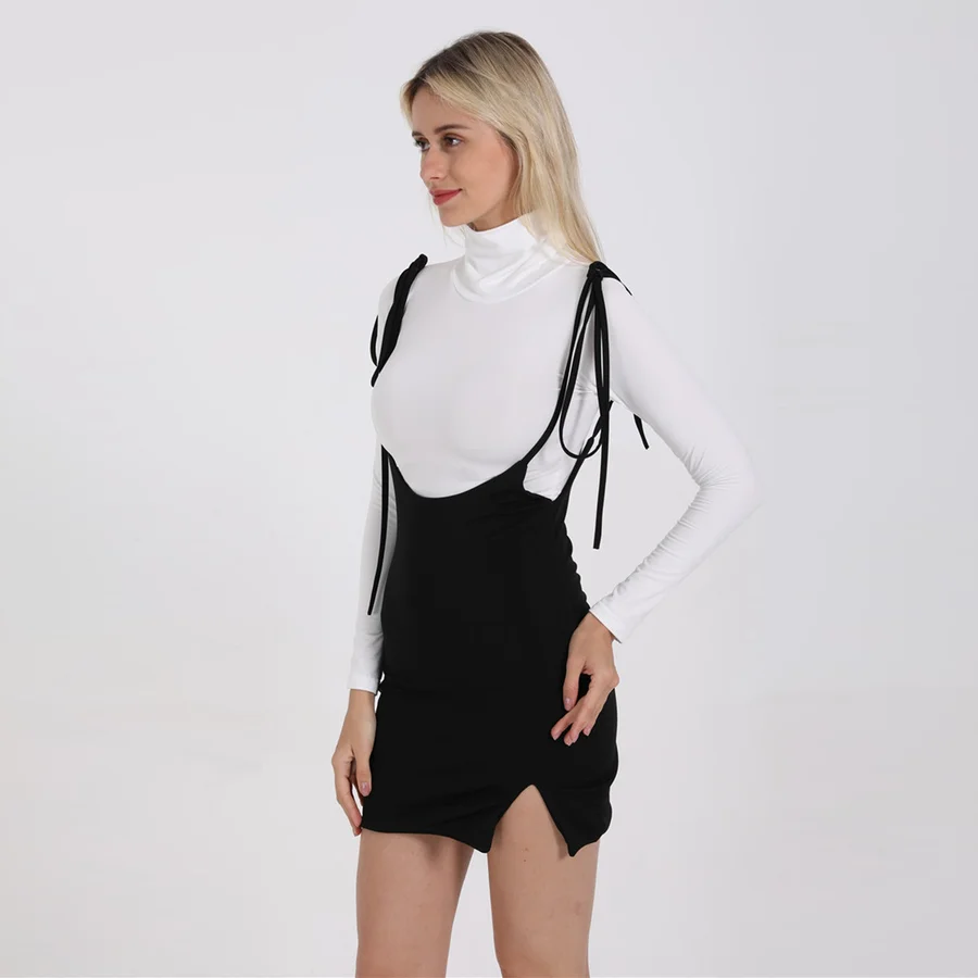 DICLOUD Summer Straps Tight Skirt Women Fashion Irregular Split High Waist Female Harajuku Stretch Streetwear Mini Skirts | Женская