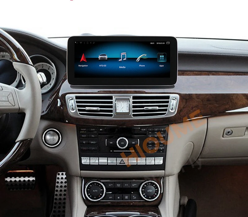 Автомобильный мультимедийный плеер 10 25 дюйма Snapdragon Android 0 GPS для Mercedes Benz CLS Class W218 2011