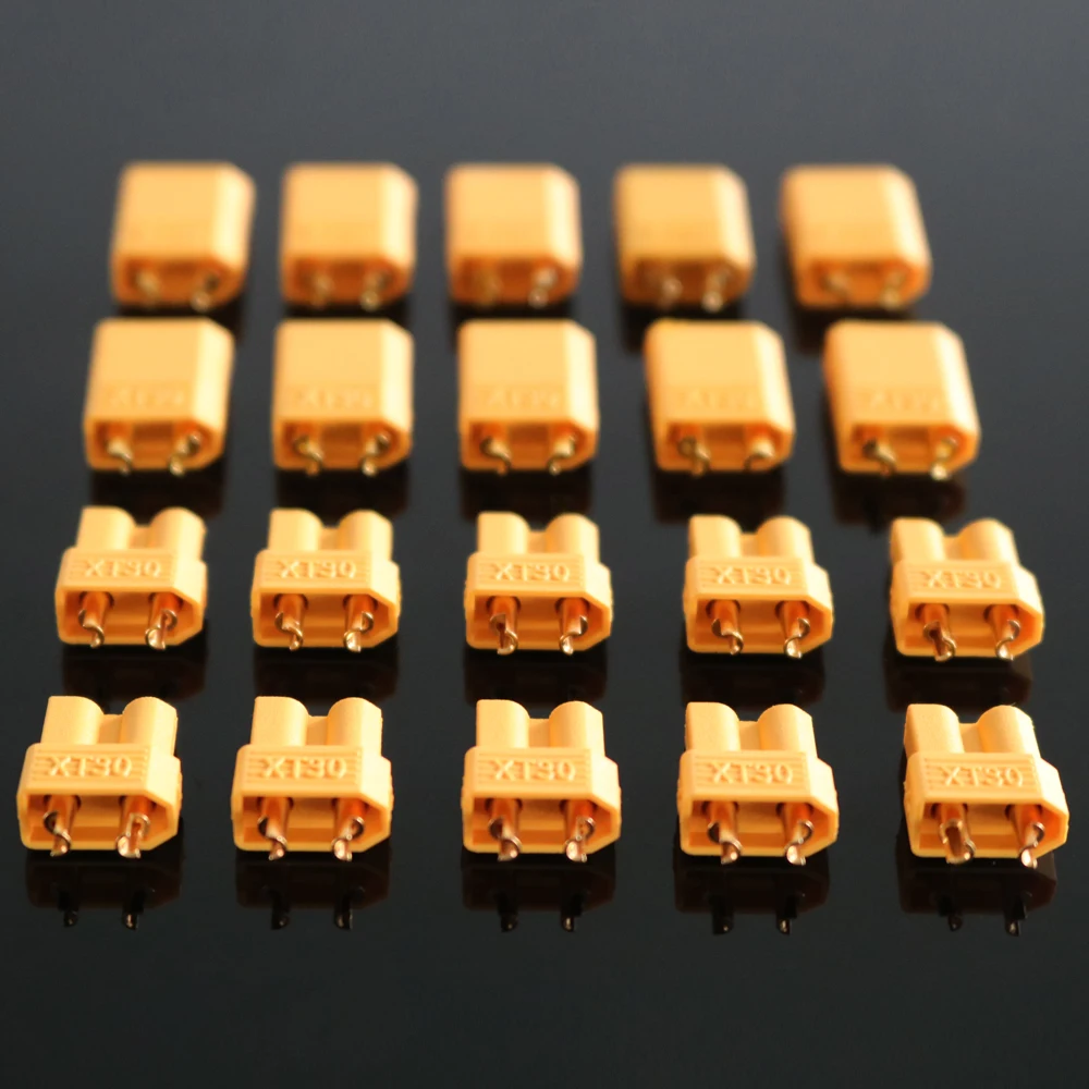 10 парт/лот XT30 30 A Макс штекер гнездовой разъем для радиоуправляемой батареи Lipo