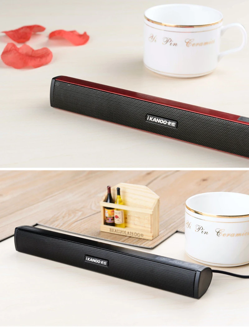 Портативный мини динамик для ноутбука/компьютера/ПК сабвуфер USB звуковая панель