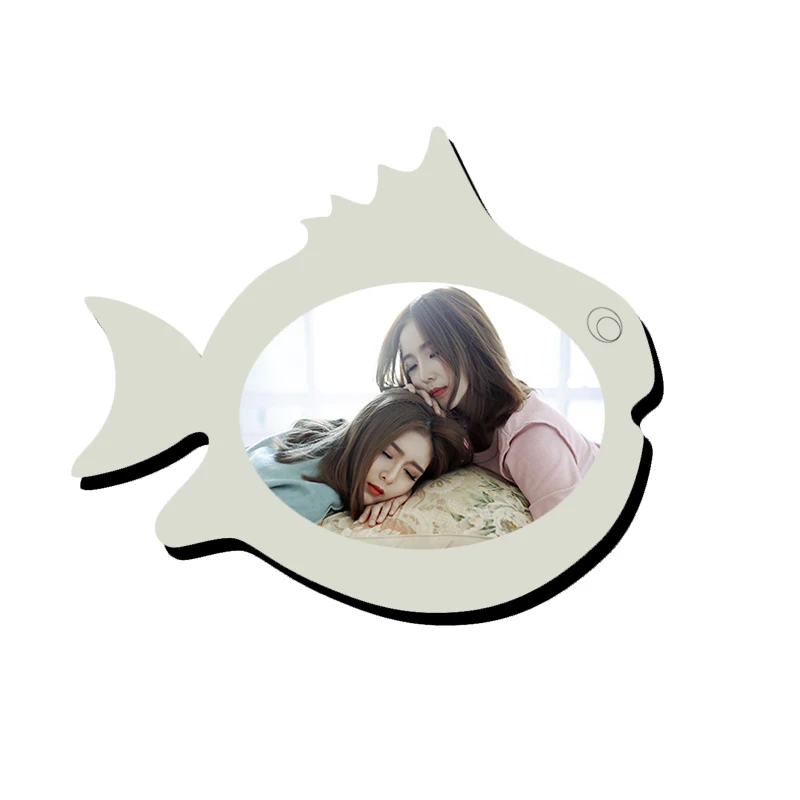 Модный кристалл МДФ деревянная фоторамка для DIY Индивидуальные Семейные картины