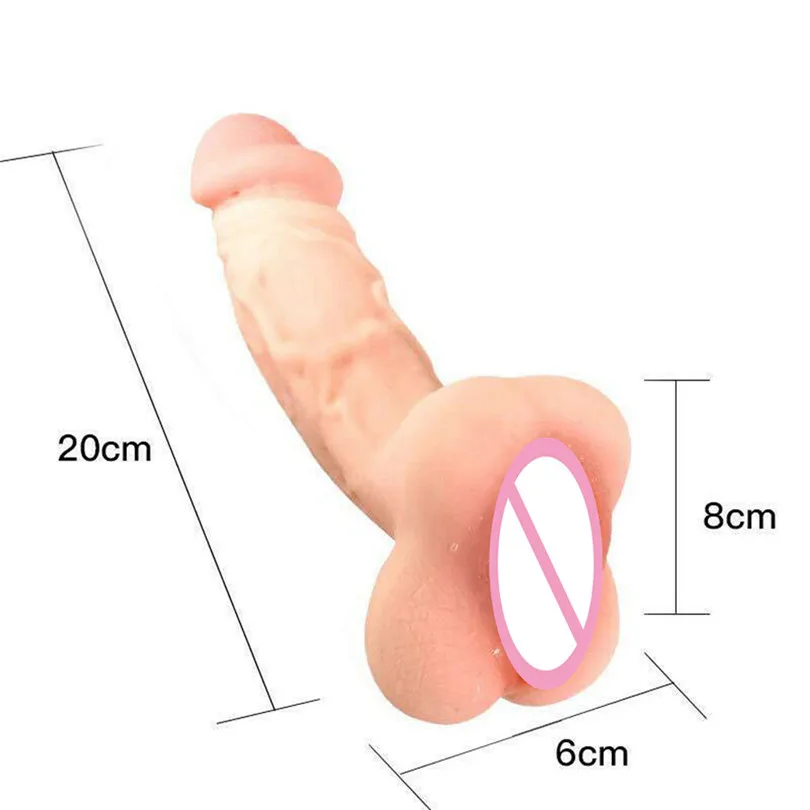 Мягкий реалистичный дилдо для секса мужчин и женщин карманная киска мастурбатор