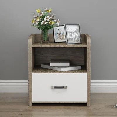 

Corner locker Bedroom Furniture Storage With Drawer Bedside Table Modern Minimalist Nordic Bedside Table Bedside Table