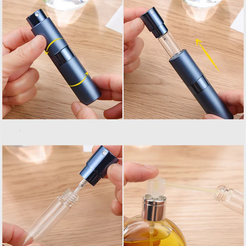 5 шт. стеклянная бутылка распылитель мл 8 мл|travel bottle|spray bottleglass spray bottle |