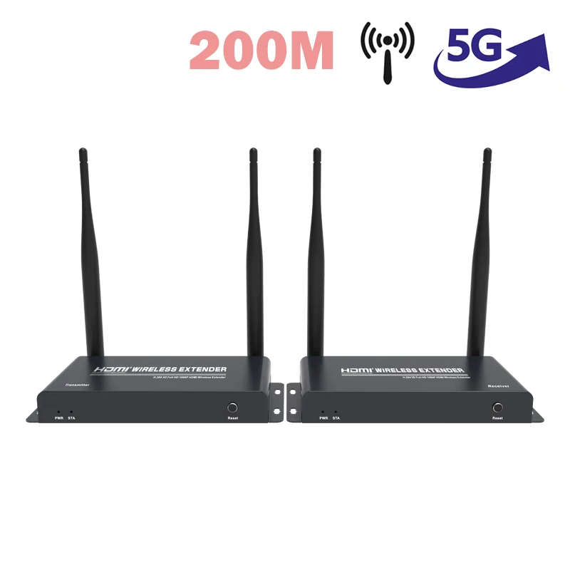 

Удлинитель сигнала HDMI, 5 ГГц, 1080P, 200 м
