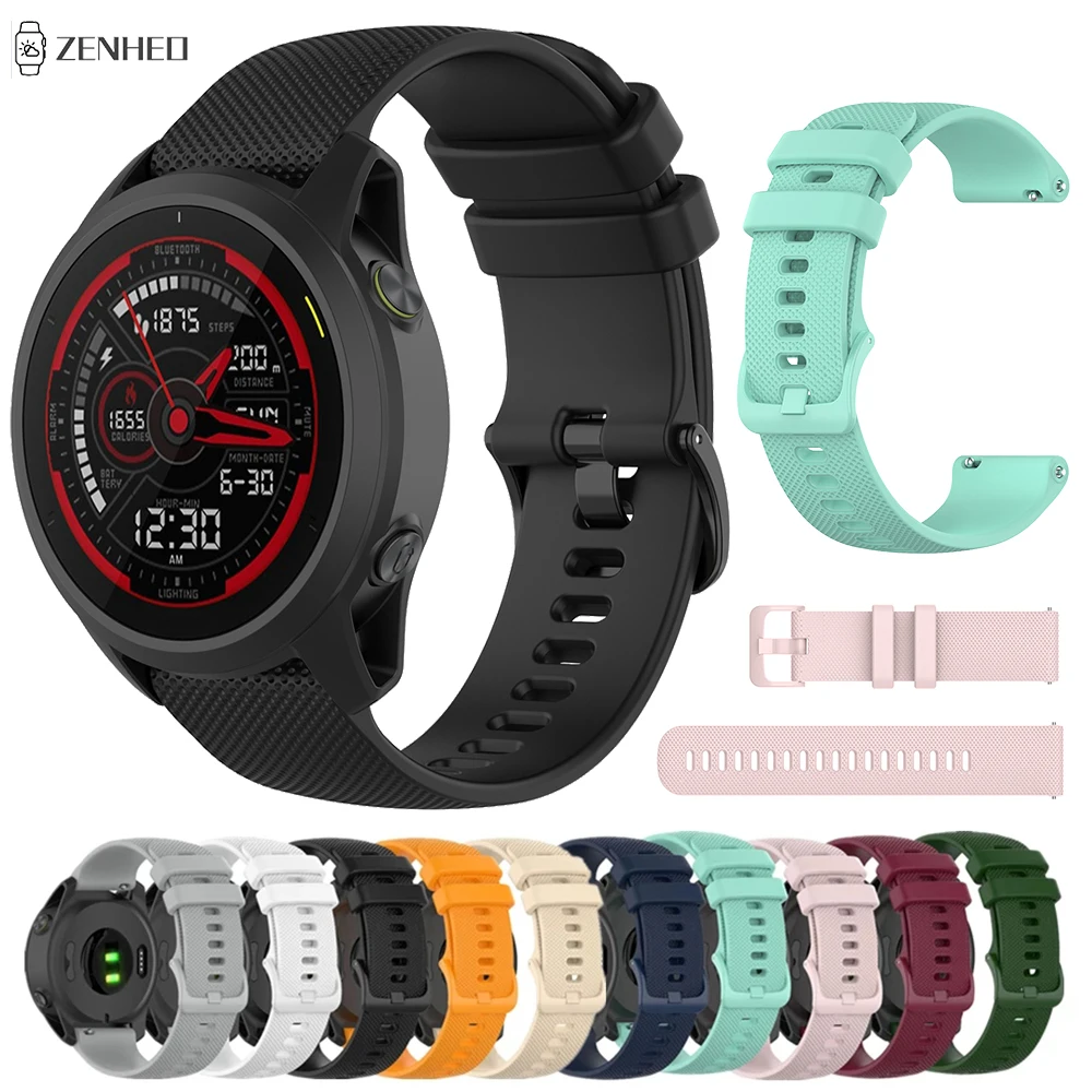 

Силиконовый ремешок для наручных часов Garmin Forerunner 745, ремешок для смарт-часов Garmin Forerunner 255 255S