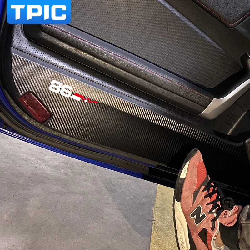 TPIC для Subaru BRZ Toyota 86 2013 2020 автомобильные дверные прокладки против ударов ПВХ