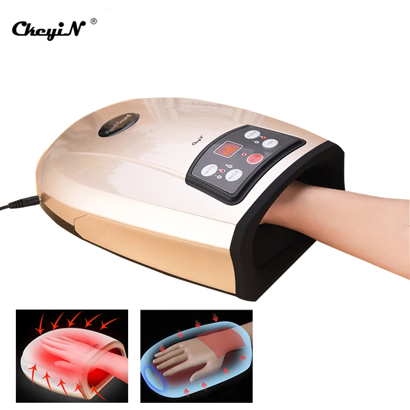 CkeyiN Электрический массажер для рук давление воздуха тепловой компресс массаж