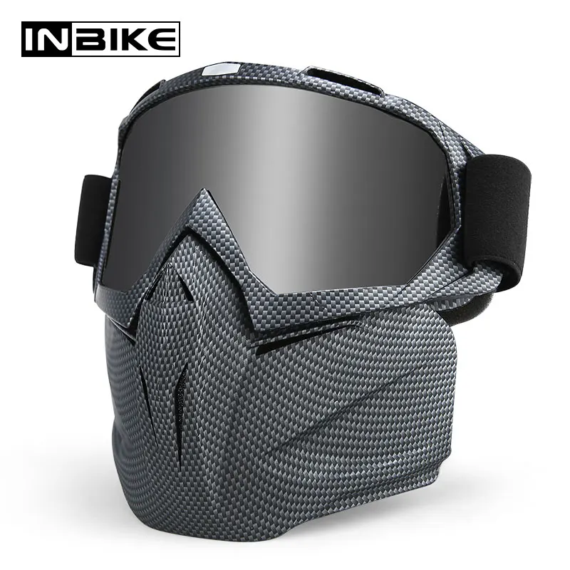 Модульные мотоциклетные очки INBIKE маска с фильтром для квадроциклов шлем езды по