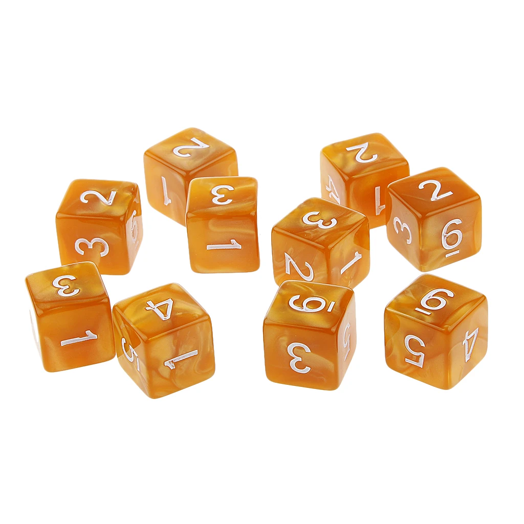 10 шт. Dice TRPG D & игры для ролевых игр многогранные D6 D10 D12 D20 кубики|Кубики| |