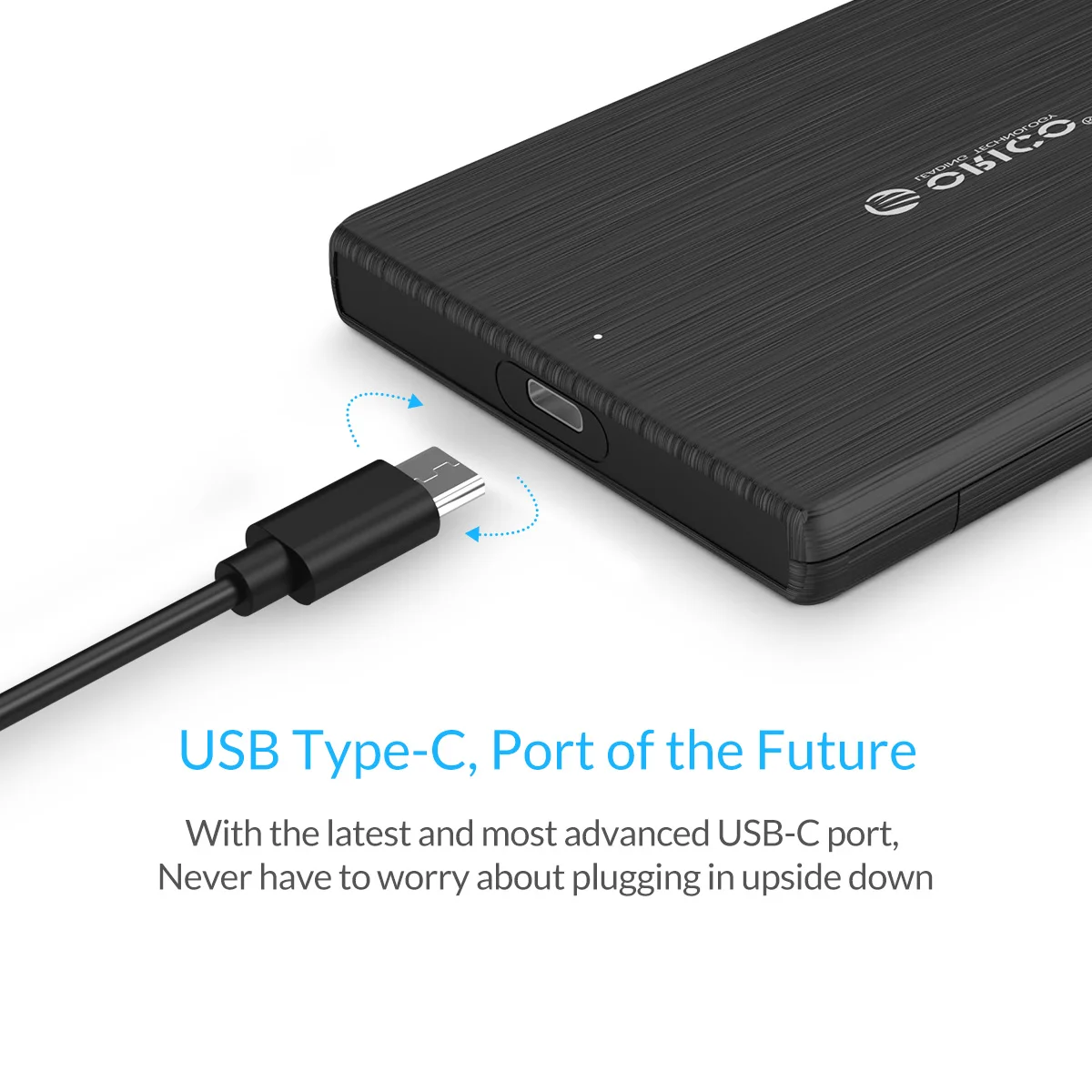 ORICO 2,5 дюймовый чехол для жесткого диска USB3.0 To SATA 3,0 Micro B корпус для внешнего жесткого диска 5 Гбит/с высокоскоростная коробка для HDD SSD Поддержка UASP