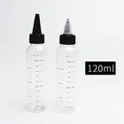 5 шт., пластиковые контейнеры для пигментных чернил для татуировок, 3060100120250 мл