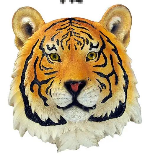 $ Лев тигр медведь волк голова леопарда скульптура статуя Настенная роспись