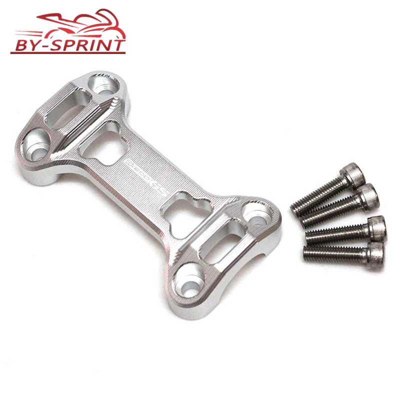 Алюминиевые аксессуары для мотоциклов с ЧПУ руль стояк верхние зажимы крышка BMW
