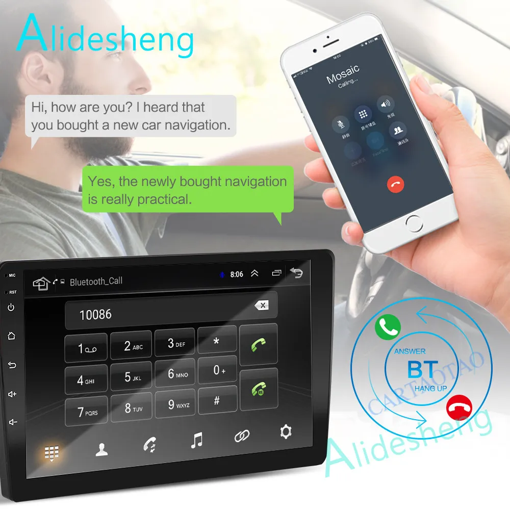 Автомагнитола 2DIN на android dvd 9 0 мультимедийные видеоплееры для Toyota Corolla E140/150 2007 2008