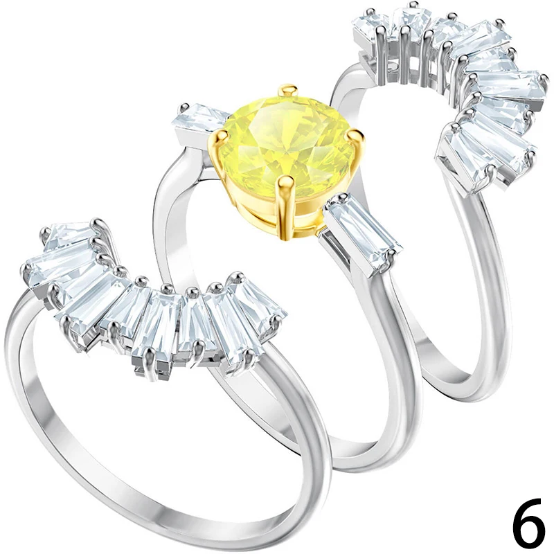 

2021 SWA 1:1 Fashion Jewelry Exquisite Sunflower Daisy Series Jewelry Set Women's Necklace High Quality Name Necklace Best Gift