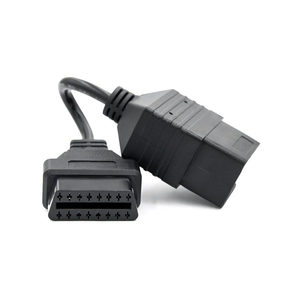 OBD2 кабель адаптер для Toyota 17Pin папа к 16Pin женский OBD OBDII разъем 22 Pin ODB2 TOYOTA|Кабели и