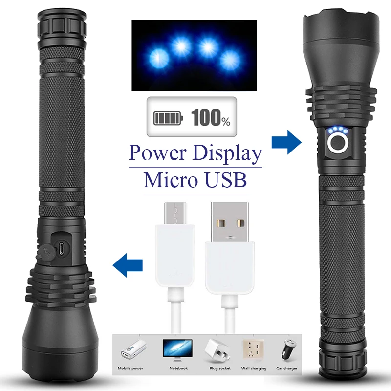XHP70.2 5000лм Z201285 Xlamp Мощный тактический светодиодный фонарик Фонарь 18650 26650 батарея