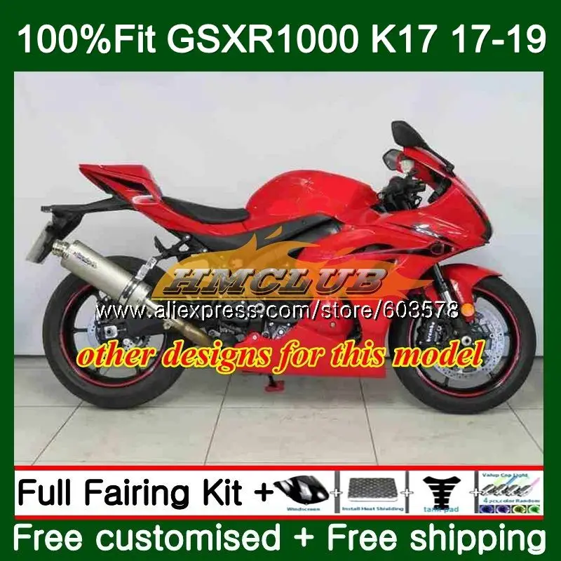 Инъекция для SUZUKI GSXR 1000 CC GSX R1000 17 18 19 15CL.39 L7 L8 GSXR-1000 K17 GSXR1000 2017 2018 2019 Обтекатели