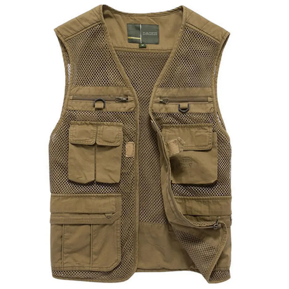 

Outdoor Fishing Vests DAGEZI Quick Dry Multi Pocket fishing Vest Fishing Jacket