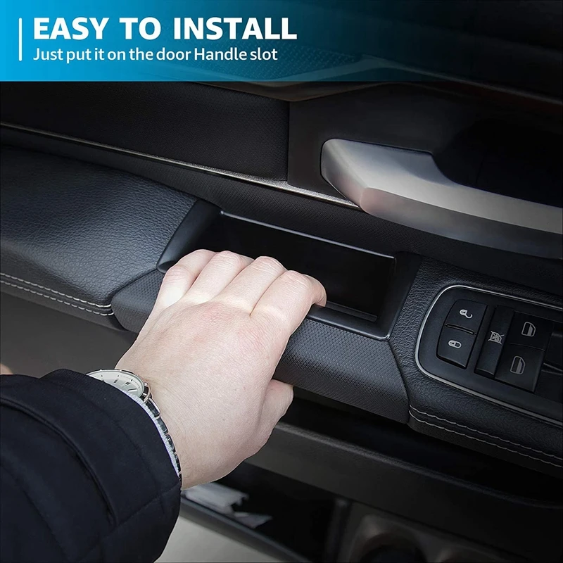 Продажа Боковой ящик для хранения на дверь автомобиля для Dodge RAM 1500 2019-2021, задний напольный ящик для хранения, органайзер с ручками и аксессуарами