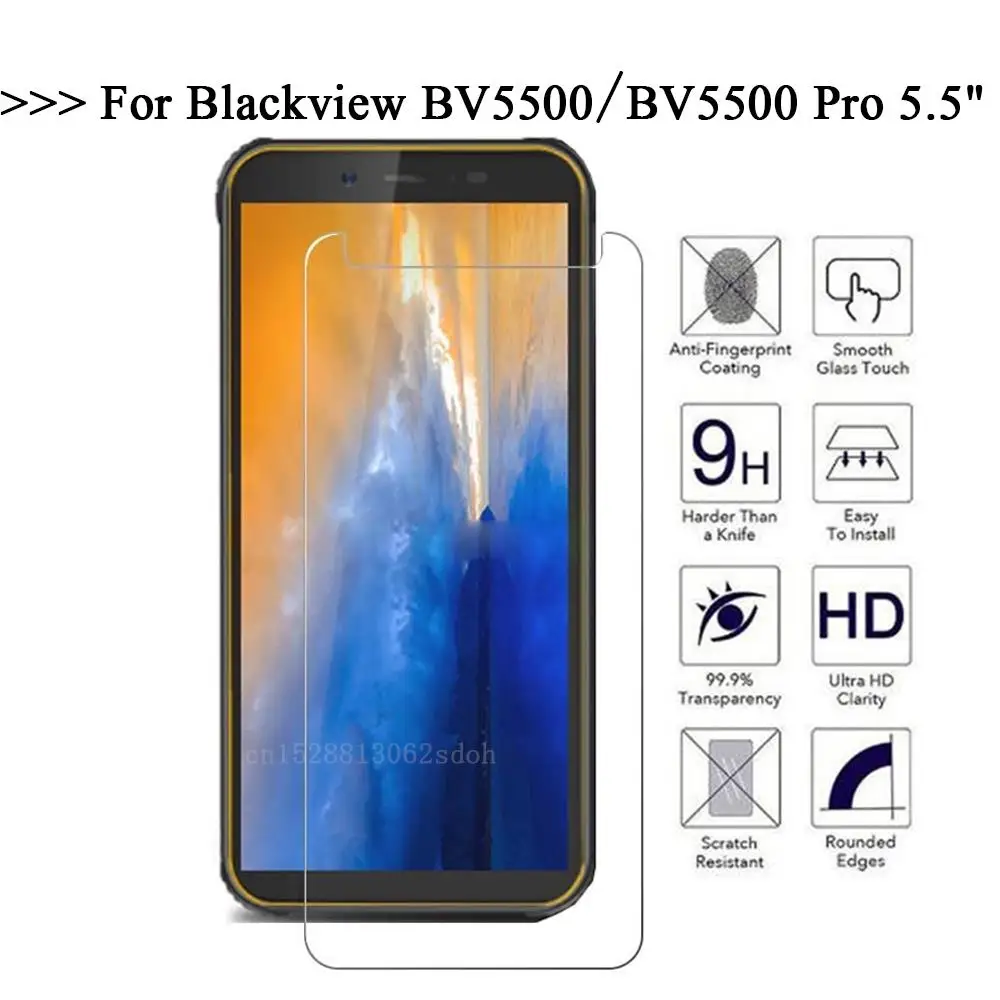 Взрывозащищенное Закаленное стекло для Blackview BV5500 PRO Защитная пленка телефона